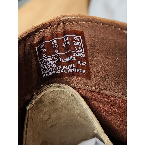 Clarks Leda Strap Heeled Zip-Up Boots | Women’s Size 10 Mahogany - Picture 10 of 11